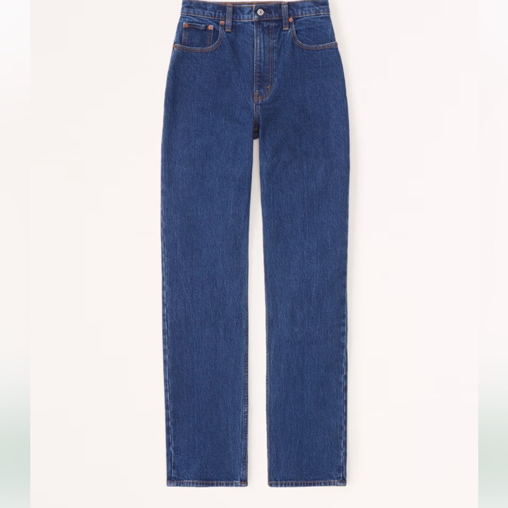 Abercrombie & Fitch the 90s Straight Ultra High Rise Jean